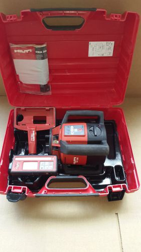 Hilti PR 35 Rotating Laser W/ PR 35 Level, PRA 35 Receiver &amp; PRA 80 In Its Case!