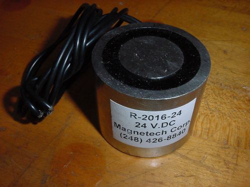 ELECTRO MAGNET ROUND 2 INCH 180  POUND PULL 24 VOLT