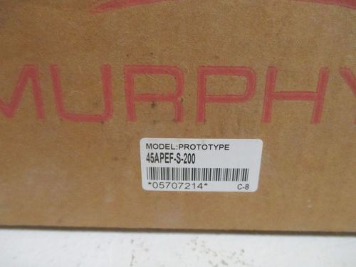 FW MURPHY 45APEF-S-200 VACUUM SWICHGAGE *FACTORY SEALED*