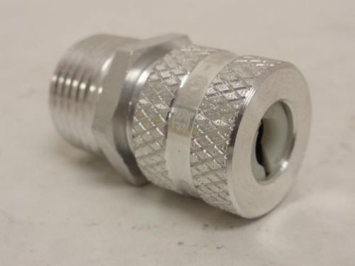 155810 New-No Box, Hubbell SHC1017 Liquid Tight Connector, Size: 1/2&#034;, White