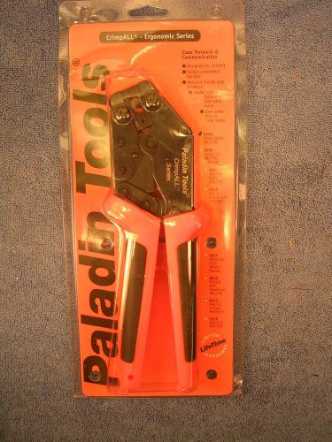 Paladin Tools 8001 RG58, RG59 and RG62 Ergonomic CrimpALL Crimper **NEW**