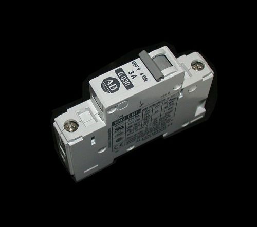 NEW ALLEN BRADLEY SINGLE POLE CIRCUIT BREAKER 3 AMP 277 VAC  MODEL 1492-CB1 030