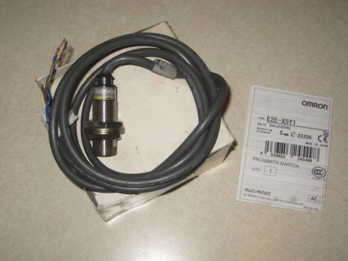 OMRON E2E-X5Y1-53US PROXIMITY SWITCH  2m  120 VAC