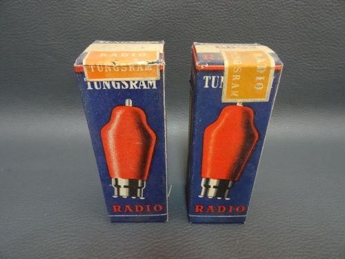 2 x TUNGSRAM EBC3 = TEBC3 = MEBC3 = CV1428 = VEBC3 // NEW - NOS UNOPENED!!