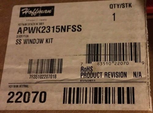 Hoffman APWK2315NFSS  WINDOW KIT