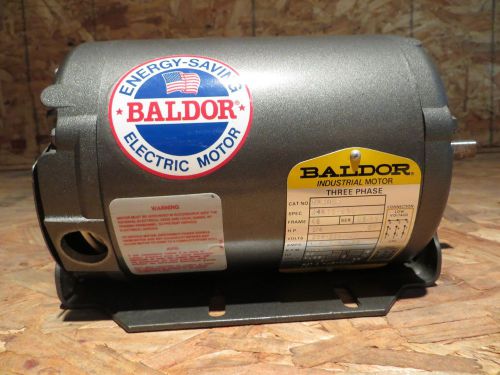 Baldor Industrial Motor Three Phase 1/4 HP