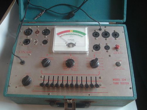 VINTAGE CONAIR MODEL 224 TUBE TESTER