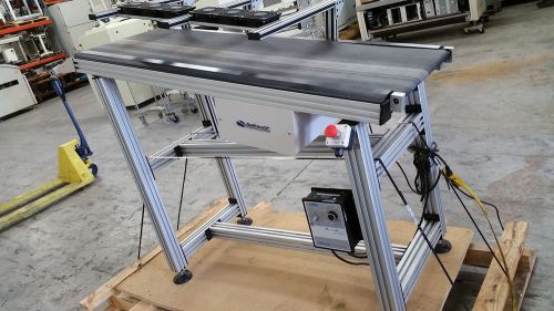 Simplimatic Belt wave exit conveyor - 7 degree incline then decline