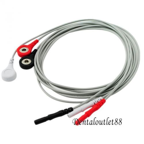 CE&amp;FDA    3 lead ECG leadwire, Snap,Holter Recorder ECG Patient Cable ca