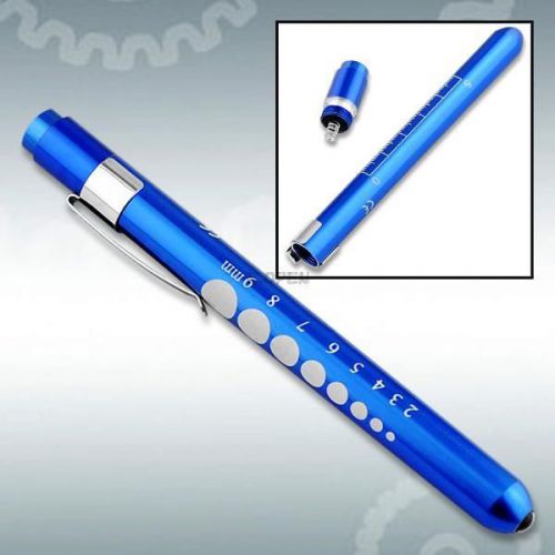 Doctor nurse medical aid pen light flashlight pocket torch penlight torch blue for sale