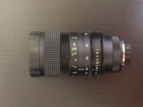 Computar c-mount TV zoom lens, 12.5-75mm, f/1.2