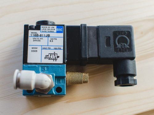 MAC 116B-611JB 24V-DC SOLENOID VALVE