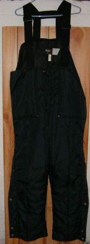 REFRIGIWEAR MENS XLARGE INSULATED BIB OVERALLS HUNTING WORKING SNOW PANTS NICE!