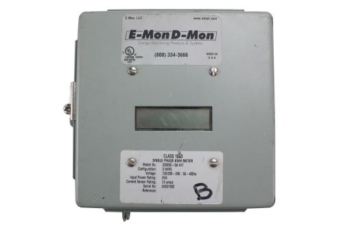 E-MON D-MON EMON DMON 120/208-240V 50A 5VA 1Y KWH METER 320850-SA KIT