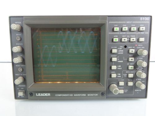 Leader 5100 component hd waveform monitor for sale