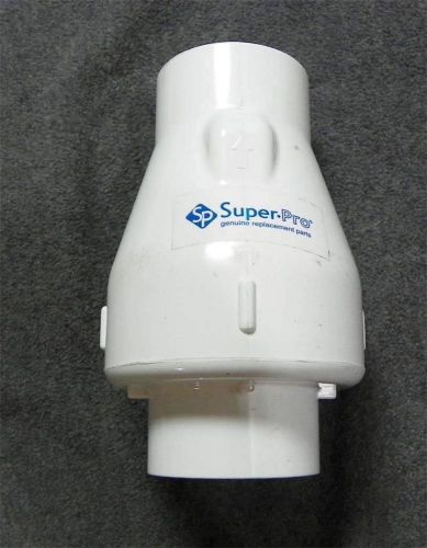 Super pro swing check valve 2&#034; pvc slipxslip  white  pvc for sale