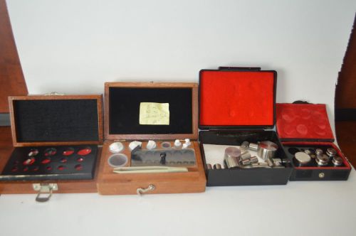 Huge Lot of Calibration  Metric Weight Set And Case Lab Metrology Lab