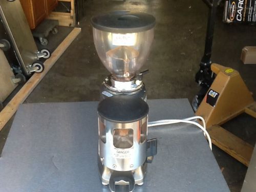 MAZZER LUIGI MINI TIMER ESPRESSO GRINDER, USED, GREAT CONDITION, SILVER