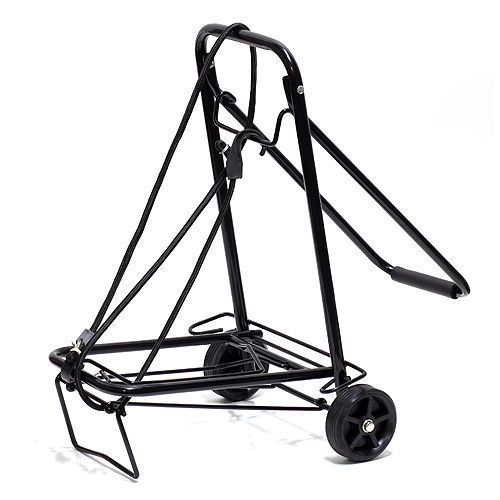 Folding hand cart steel hand truck dolly carrier with material tighten strap new for sale