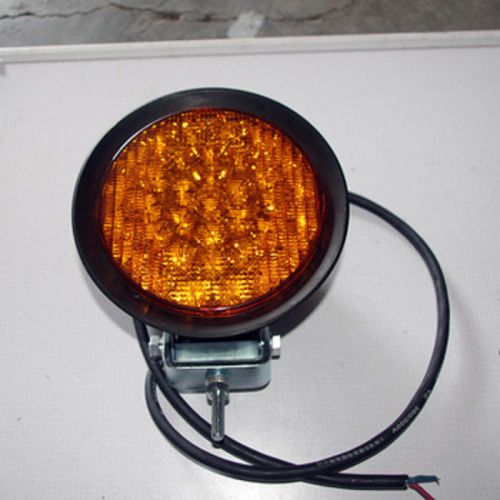 A.l. lightech 12v amber par 46 led flashing warning light - rubber housing for sale