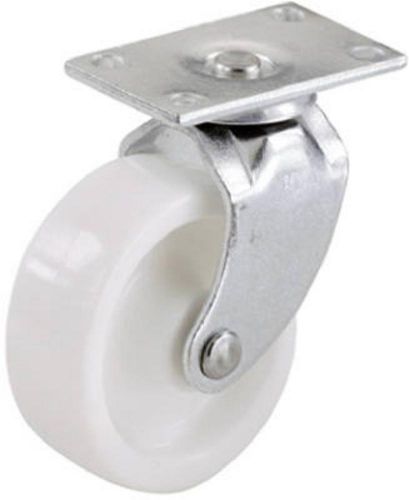 Shepherd 2pk 1-5/8&#034;, White Wheel Swivel Plate Caster, 19054