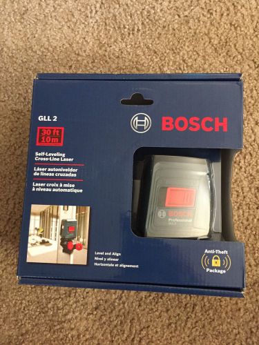 Bosch GLL2 Self-leveling Cross Line Laser, NEW