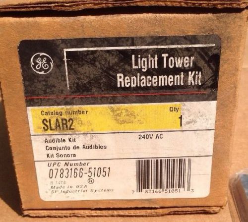 GE Stak-Light Audible Replacement Kit Light Tower Cat # SLAR2 NOS 240V AC