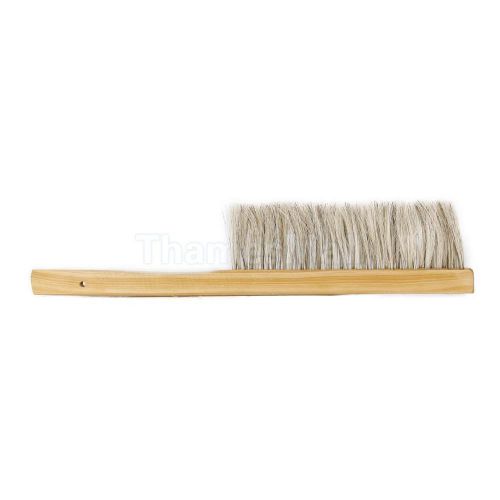 Wood handle 3-row horse bristle beekeeping bee brush beehive cleaning tool for sale