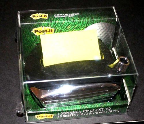 Scotch Magic NEW Golf Club Driver Head Post  It Note Dispenser &amp; Pen Holder