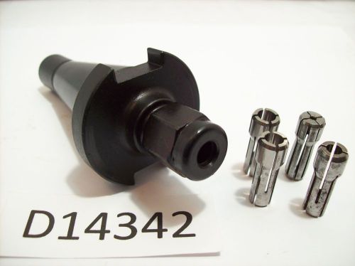 DA300 NMTB 30 QUICK CHANGE COLLET CHUCK W/ FOUR FREE DA 300 COLLETS LOT D14342