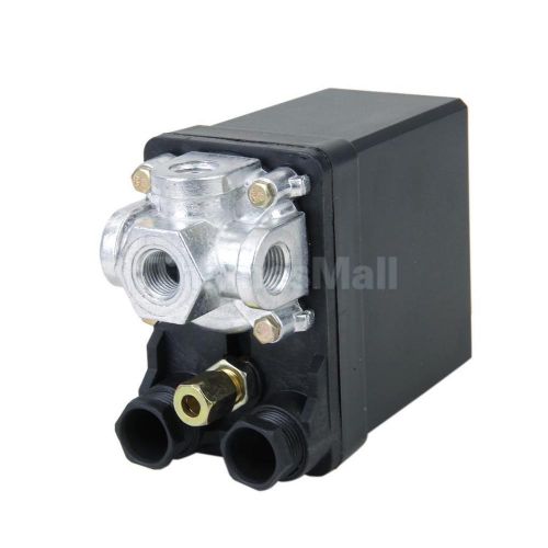 380V Air Compressor Pressure Switch Control Valve 116-181 PSI 20AMP 4 Port