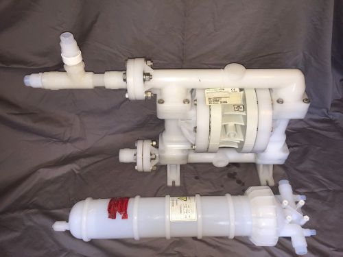 WILDEN TEFLON PDVF P200 Diaphragm  Pump G2 Filter Housing P200/KKPPP/TNU/TF/KTV