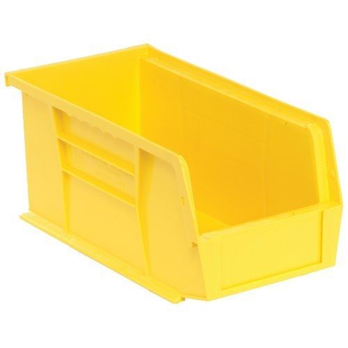 EDSAL Edsal PB8502Y High Density Stackable Plastic Bin, 5&#034; Width x 5&#034; Height x