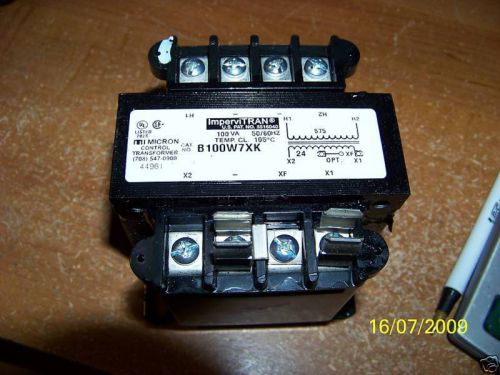 NIB MICRON B100W7XK STEP DOWN TRANSFORMER CONTROL