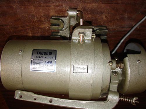 Tacsew Clutch Motor RM1878-1L 1ph 110/220v 1750RPM For Industrial Sewing Machine