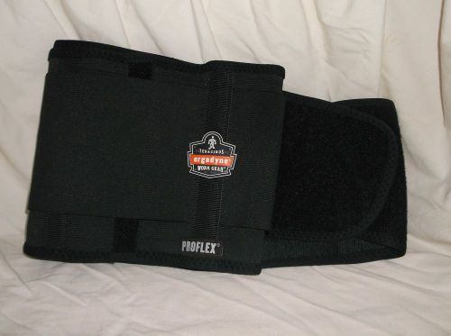 Ergodyne ProFlex 1650 Economy Elastic Back Support Belt, Black, XXL