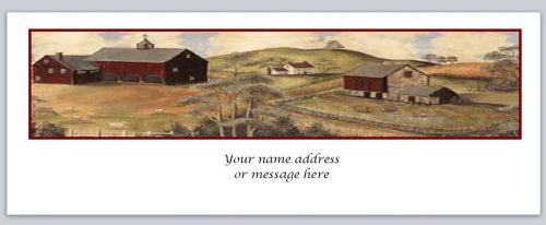 30 Personalized Return Address Labels Primitive Country Buy 3 get 1 free (c760)