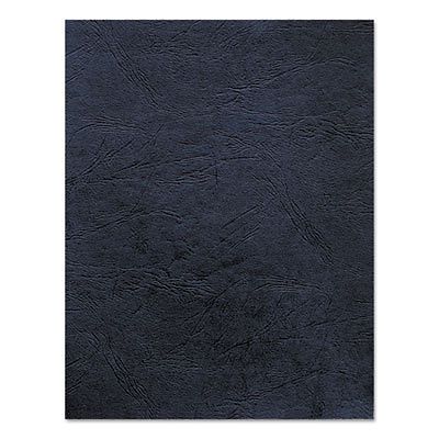 Classic Grain Texture Binding System Covers, 11 x 8-1/2, Navy, 50/Pack