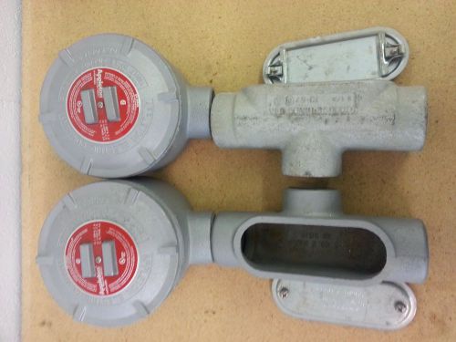 Appleton Electric , Conduit Outlet Boxes, Tees,HazLoc, 1-1/2 Hub Explosion Proof