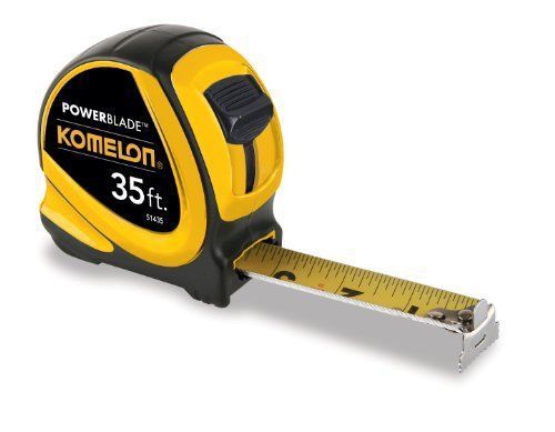 Komelon 51435 35-foot x 1.06-inch abs powerblade tape measure for sale