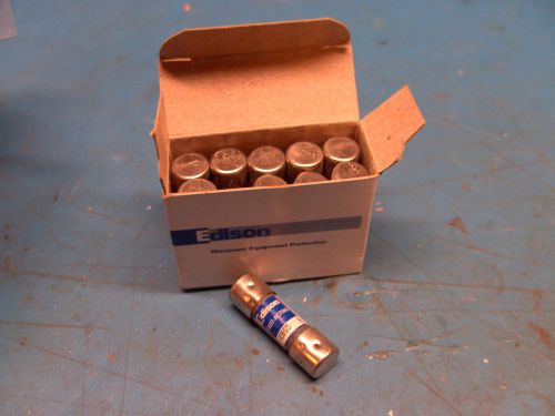 Lot of 10 new ebs5 edison 600 volt 5 amp fast acting 1-3/8&#034; x 13/32&#034; fuses for sale