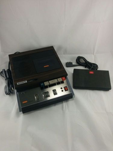 Vintage Sony BM-46 Dictator Transcriber w/ FS-35 Foot Pedal