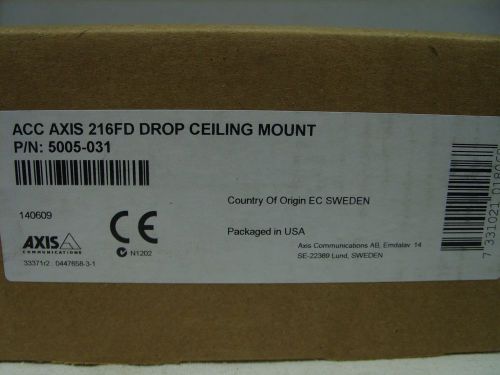 AXIS - 216FD SURVEILLANCE CAMERA DROP CEILING MOUNT KIT 5005-031 *NEW*