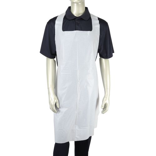 Royal 28&#034; x 46&#034; 1.77 Mil Poly Aprons, Box of 100, RPA20HW