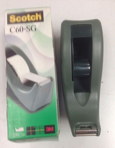 Scotch Desktop Tape Dispenser (C60-SG)  New W/B