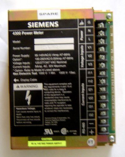 Siemens 4300 Power Meter Model DC-120