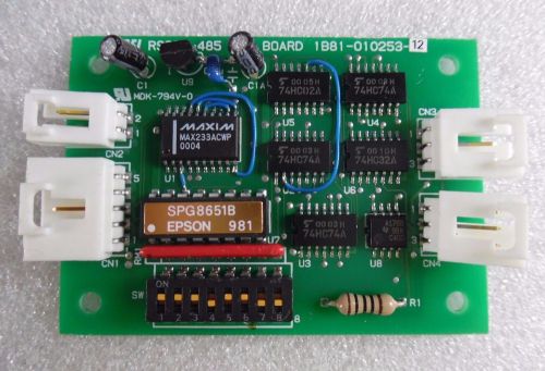 TEL, Tokyo Electron, PCB - RS232-485 I/F BOARD, p/n 1B81-010253-12