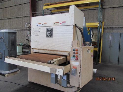 Timesaver heavy duty belt grinder, single head, wet, #137-1hdmw for sale