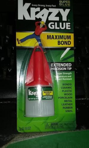 Lot of 5 - Krazy Glue Maximum Bond  Precision Tip Super Strength new on cards