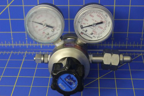 Matheson Model 3800 Gas Regulator psi 3000 P.S.I. Meter Measure Pressure 63-2233
